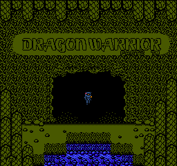 Dragon Warrior II title screen for NES